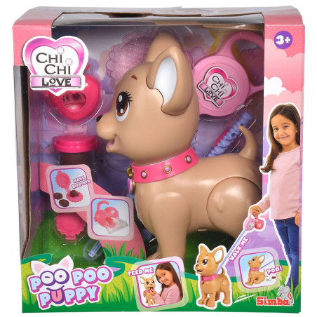 Jucarie Simba Caine Chi Chi Love Poo Puppy cu