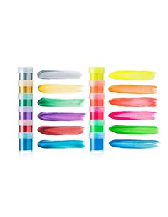 Culori guasa Duela Daco CU221, 20 ml, 6 neon + 6 metalice 2