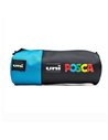 Penar etui POSCA 003 P4192 echipat cu 16 markere, Negru/turquise