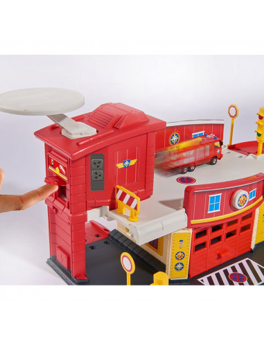 Pista de masini Dickie Toys Fireman Sam Fire Rescue Center cu