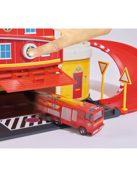 Pista de masini Dickie Toys Fireman Sam Fire Rescue Center cu