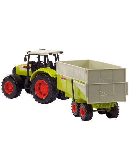 Tractor Dickie Toys Claas Ares cu remorca,S203739000