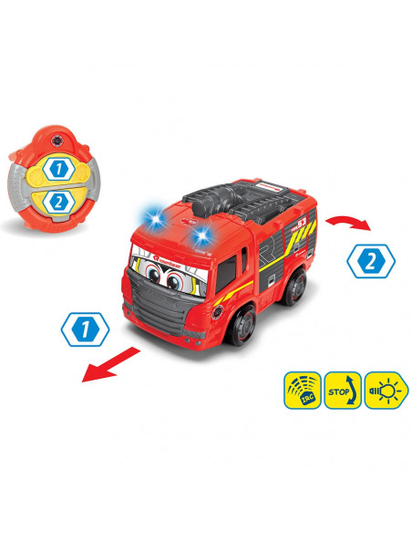 Masina de pompieri Dickie Toys Happy Fire Truck cu Masina de pompieri Dickie Toys Happy Fire Truck cu