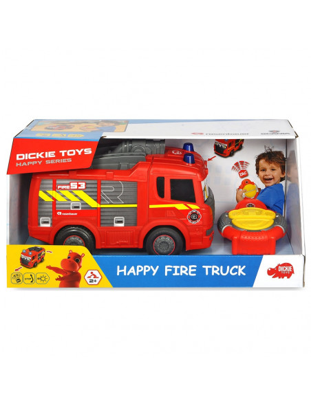 Masina de pompieri Dickie Toys Happy Fire Truck cu Masina de pompieri Dickie Toys Happy Fire Truck cu