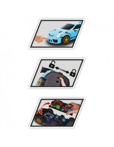Masina Majorette Porsche 911 GT3 RS Carry Case cu masina