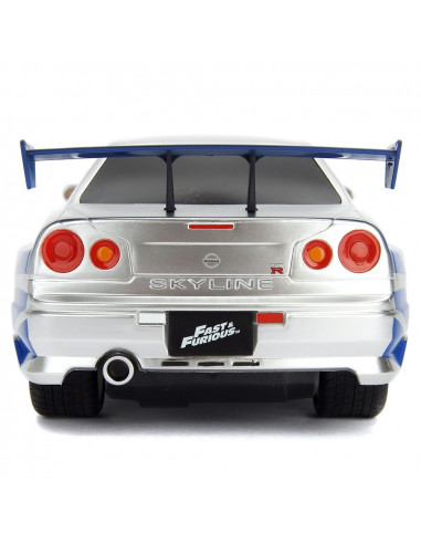 Masina Jada Toys Fast and Furious Nissan Skyline GTR 1:24 cu