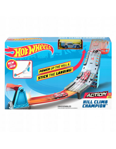 Pista de masini Hot Wheels by Mattel Hill Climb Champion cu