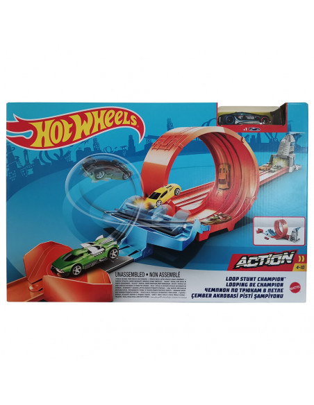 Pista de masini Hot Wheels by Mattel Loop Stunt Champion cu