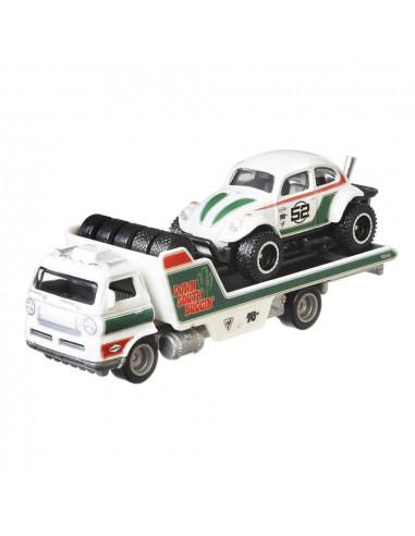 Camion Hot Wheels by Mattel Car Culture Wide Open cu masina