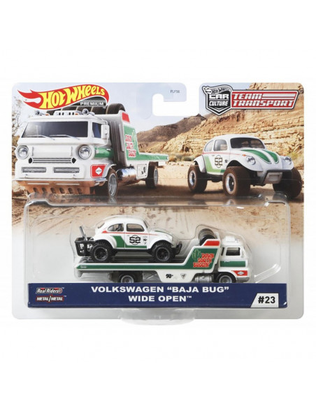Camion Hot Wheels by Mattel Car Culture Wide Open cu masina