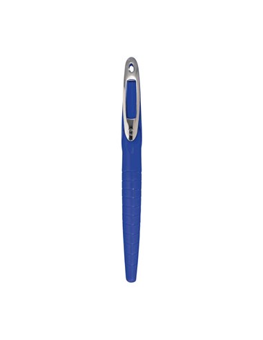 Stilou Herlitz my.pen, penita M, albastru/alb, blister