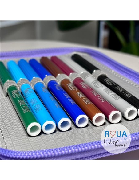 Penar echipat cu 3 fermoare YOLLO YL113, Unicorn Penar echipat cu 3 fermoare YOLLO YL113, Unicorn