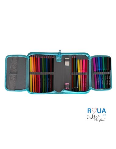 Penar echipat S-COOL SC2435, 1 fermoar 32 piese, Motiv Unicorn