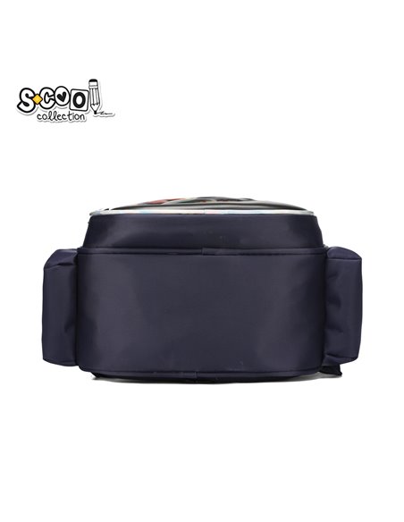 Ghiozdan ergonomic S-COOL SC2553, Motiv dino 3D, Albastru