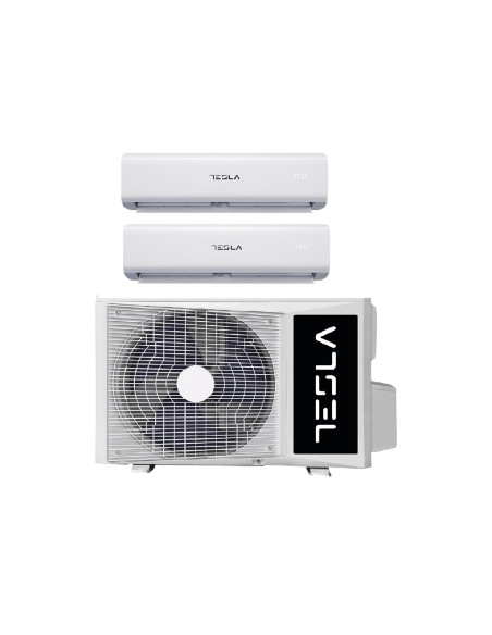 TGS-D21V1212W,Sistem A/C multisplit Tesla TGS-D21V1212WUE - 21000 BTU, UI - 2x12000BTU, Alb