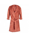 TM-BAD04-533,Halat de Baie Frotir din Bambus pentru Copii 8-10 ani Apricot Blush