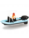 Barca de pescuit Dickie Toys Playlife cu figurina si