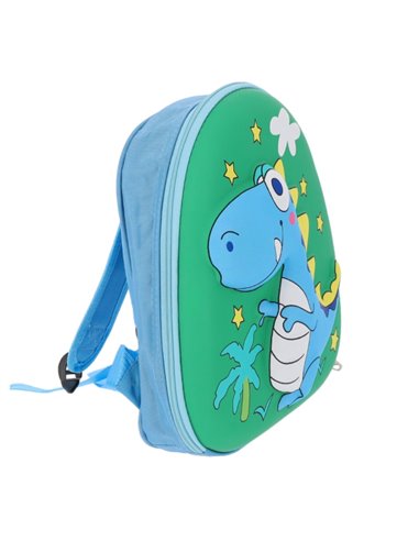 Ghiozdan gradinita School Friendly WI57T_VD, Motiv dinozaur, Verde