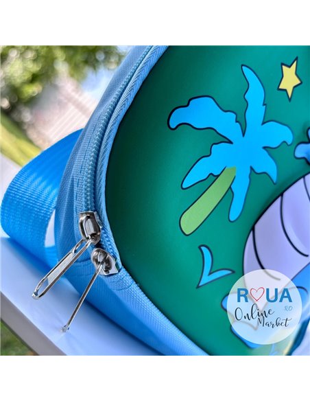 Ghiozdan gradinita School Friendly WI57T_VD, Motiv dinozaur, Verde