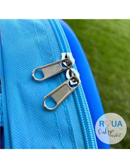 Ghiozdan gradinita School Friendly WI57T_BL, Motiv dinozaur, Albastru