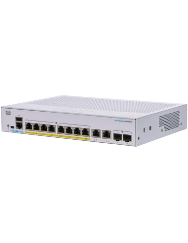 CBS250-8PP-E-2G-EU,SWITCH. PoE CISCO, "CBS250 Smart"port Gigabit x 8, SFP SFP x 2, managed, rackabil, carcasa metalica, "CBS250-