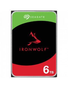 ST6000VN006,HDD Seagate HDD NAS IronWolf 6TB CMR, 3.5, 256MB, 5400RPM, RV Sensors, SATA, Rescue Data Recovery Services 3 ani, TB