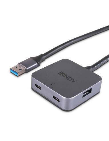 RY-LY-43388,Hub Lindy 4 Port USB 3.0 5m "LY-43388"
