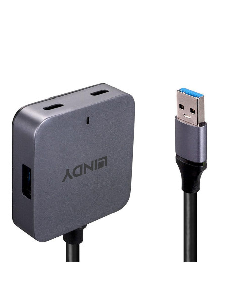 RY-LY-43388,Hub Lindy 4 Port USB 3.0 5m "LY-43388"