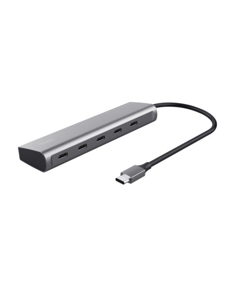 RY-TR-25136,Hub Trust Halyx 5 x USB-C, gri "TR-25136"