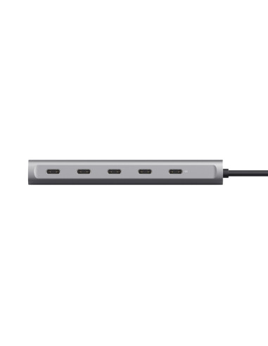 RY-TR-25136,Hub Trust Halyx 5 x USB-C, gri "TR-25136"