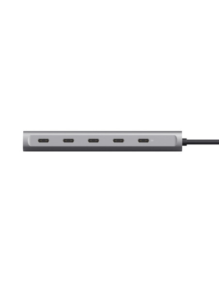 RY-TR-25136,Hub Trust Halyx 5 x USB-C, gri "TR-25136"