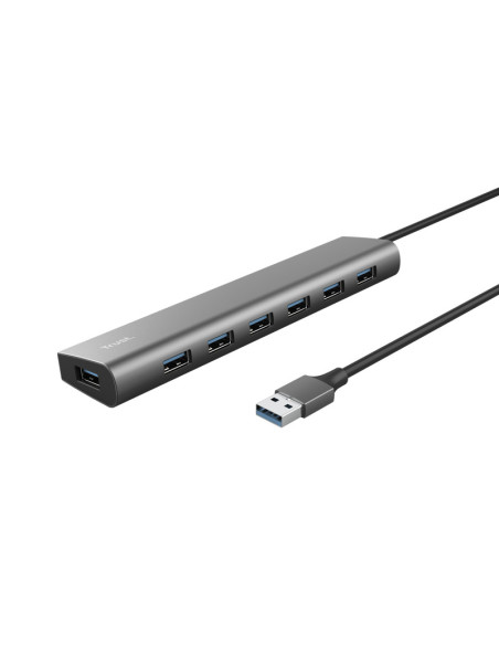 RY-TR-24967,Hub Trust Halyx 7xUSB 3.2 Gen1, gri "TR-24967"