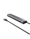 RY-TR-24967,Hub Trust Halyx 7xUSB 3.2 Gen1, gri "TR-24967"