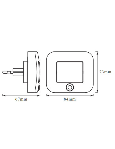 000004058075266780,Lampa de veghe LED "000004058075266780"