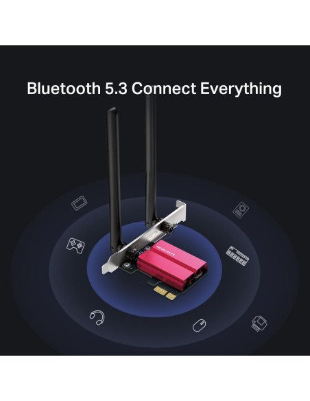MA86XE,Placa de retea Wireless TP-Link Mercusys MA86XE, PCI Express x1