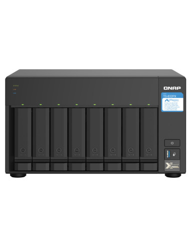 TS-832PX-4GA,NAS QNAP 832PX 8BAY 1.7GHZ 4GB SATA TWR "TS-832PX-4GA"