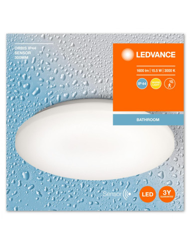 000004058075651814,ORBIS IP44 300MM 15.5W 830 SENSOR LEDV "000004058075651814"