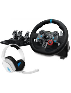 991-000486,G29 DRIVING FORCE RACING WHEEL/BDL WHITE PS4/5 EMEA-914 G29+A10 "991-000486"