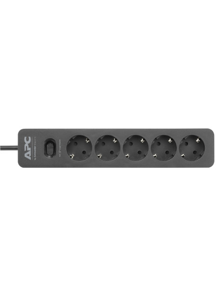 PRIZE APC Essential SurgeArrest 5 Outlet Black "PME5B-GR"