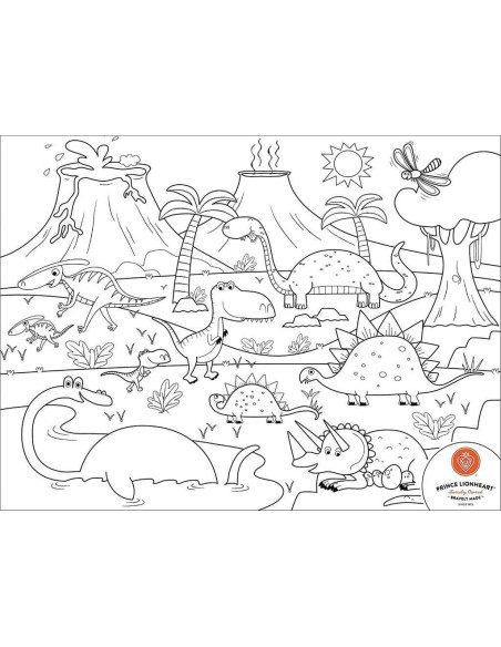 TN-0405,Set Complet pentru Desen cu Plansa Refolosibila din Silicon Dino