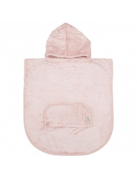 TM-PONCH-531,Poncho Copii din Bambus Misty Rose