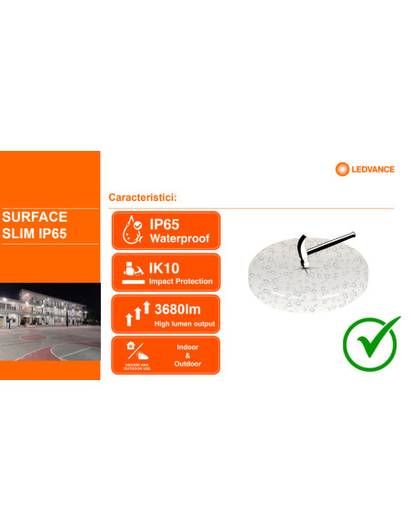 000004099854102899,SF SLIM SQ 200 P 19W 840 IP65 EUE LEDV "000004099854102899"