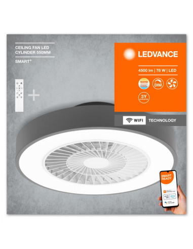 000004058075572577,SMART WIFI CEILING FAN CYL REM TWGRLEDV "000004058075572577"