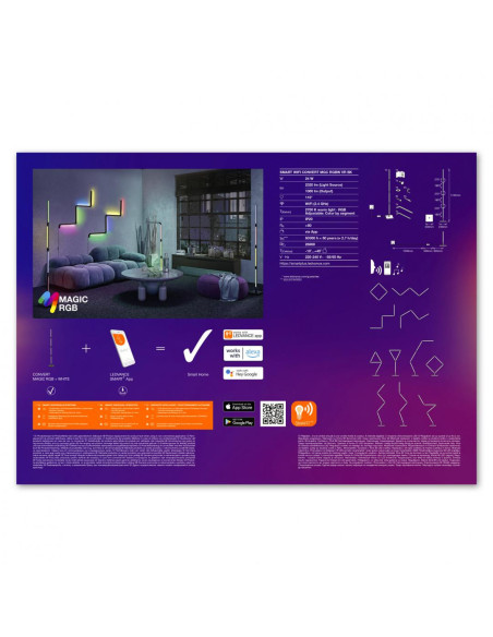 000004099854096495,SMART WIFI CONVERT MGC RGBW VR BK LEDV "000004099854096495"