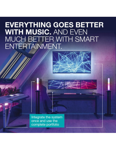 000004058075765191,SMART WIFI FLOOR ROUND RGBTW BK LEDV "000004058075765191"