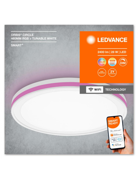 000004058075573871,SMART WIFI ORBIS CIRCLE460 RGBTW WTLEDV "000004058075573871"