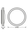 000004058075573871,SMART WIFI ORBIS CIRCLE460 RGBTW WTLEDV "000004058075573871"