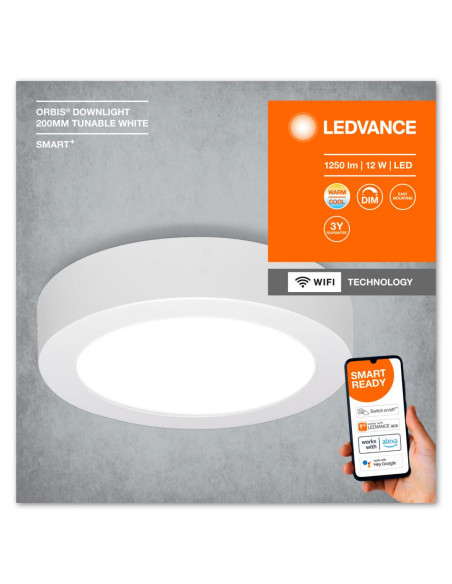 000004058075572911,SMART WIFI ORBIS DL SF RD200 TW WT LEDV "000004058075572911"