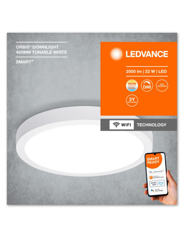 000004058075572935,SMART WIFI ORBIS DL SF RD400 TW WT LEDV "000004058075572935"