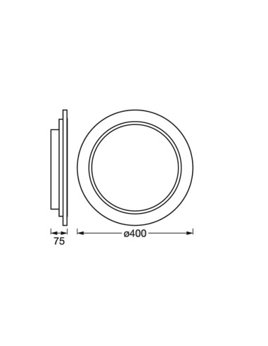 000004058075754751,SMART WIFI ORBIS WOOD 400 TW FS1 LEDV "000004058075754751"